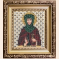 Набор для вышивания бисером ЧАРИВНА МИТЬ "Икона святой мученице Евгении"